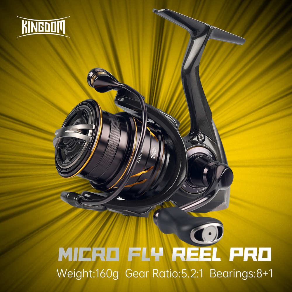 Abu Garcia Reel Revo - Carretilha de Pesca Kingdom Micro Fly