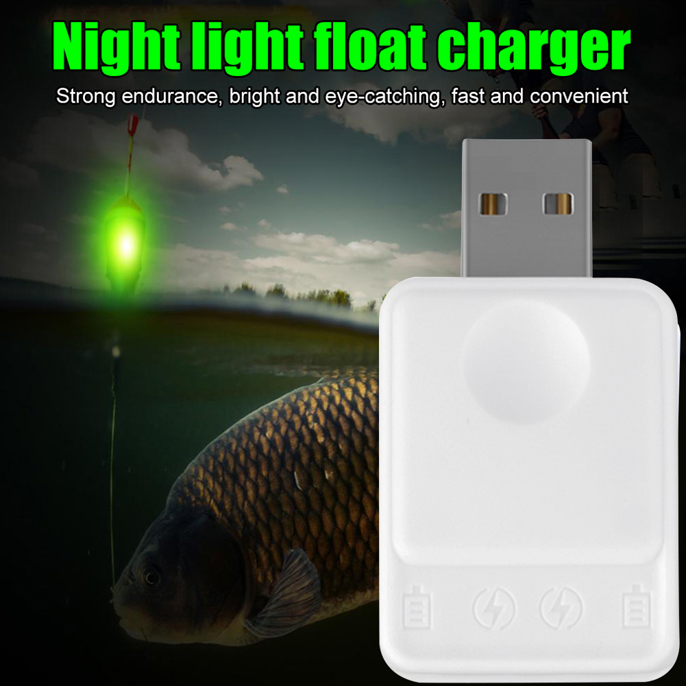 Fish Finder Charger - Carregador USB Luminoso para Bateria CR425,