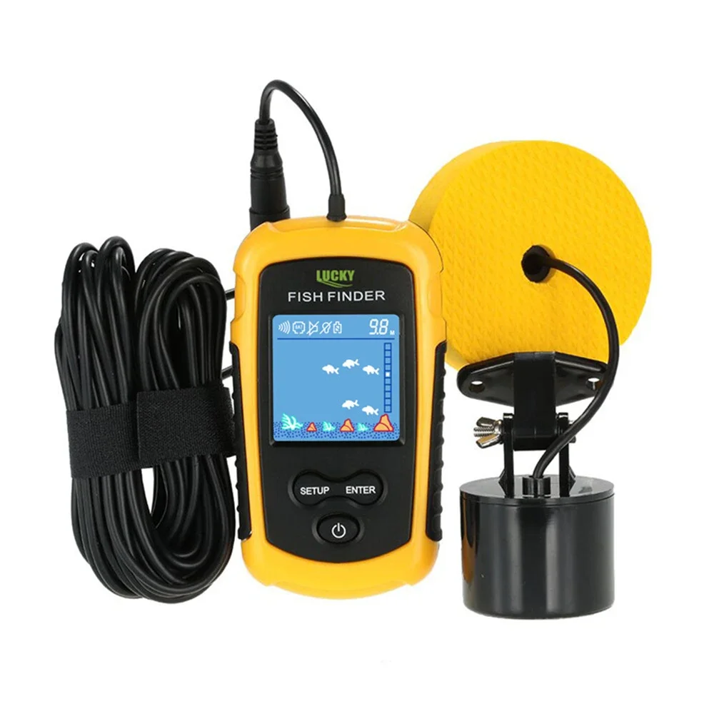 Lucky lcd tela colorida portát - Fishing Depth Finder avaliação e preço