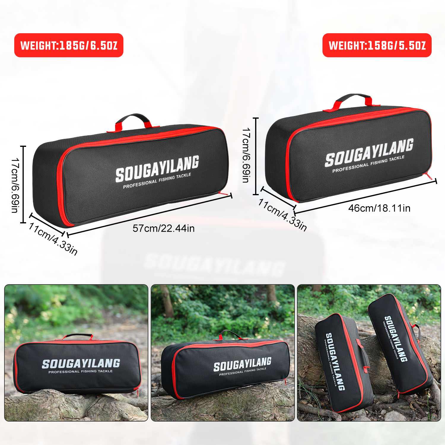 Sougayilang saco de vara de pe - Fish Finder Case avaliação e preço