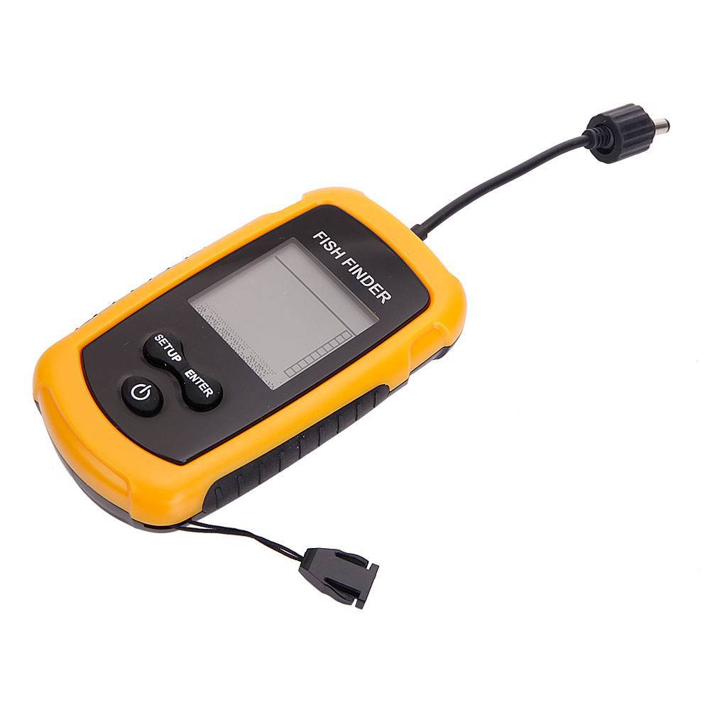 Sonda de Pesca Portátil com Al - Fish Finder Transducer avaliação e preço