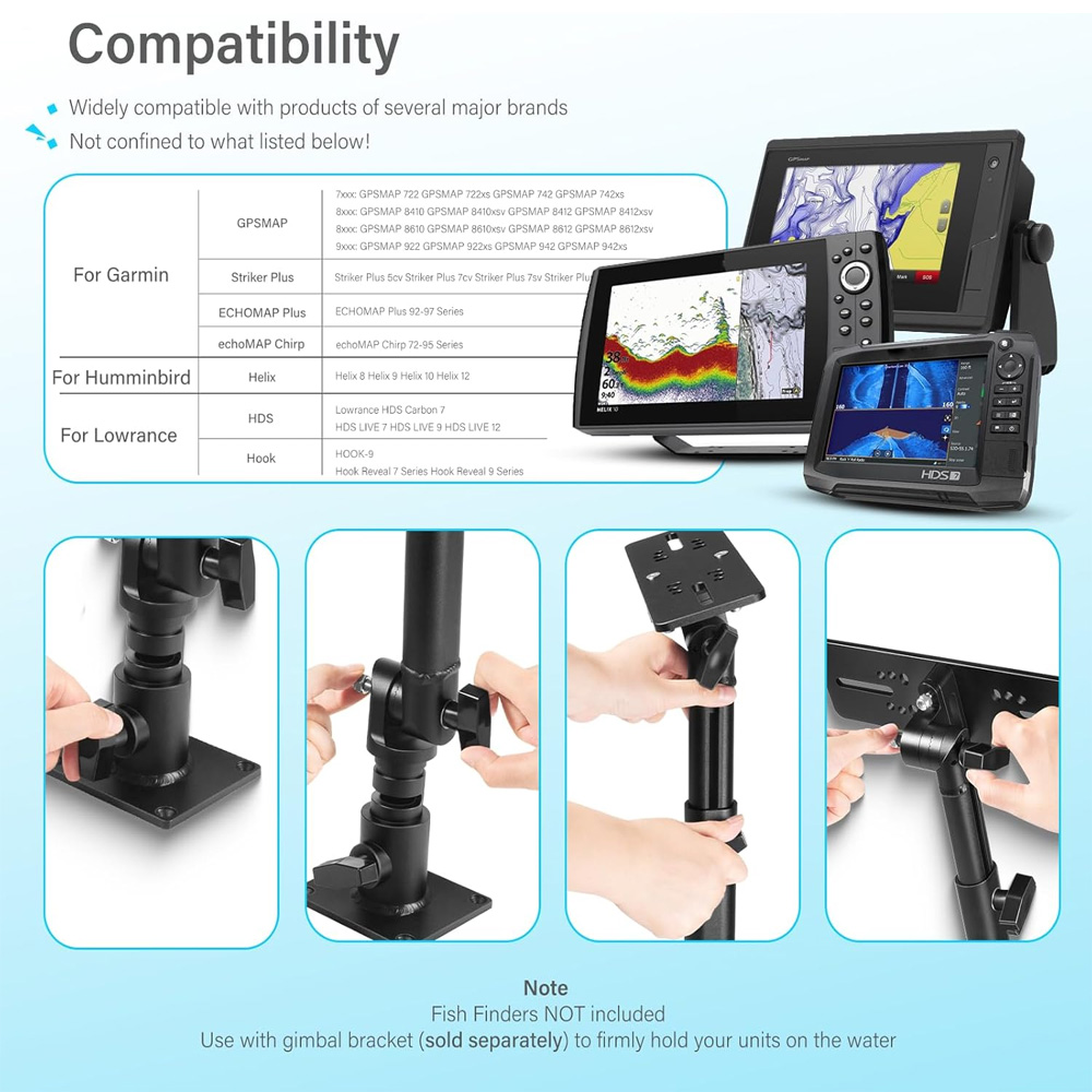 Suporte Universal para Localiz - Fish Finder Mount avaliação e preço