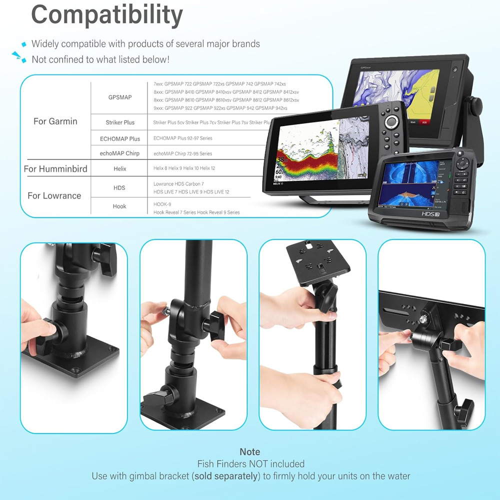 Suporte Universal para Localiz - Fish Finder Mount avaliação e preço